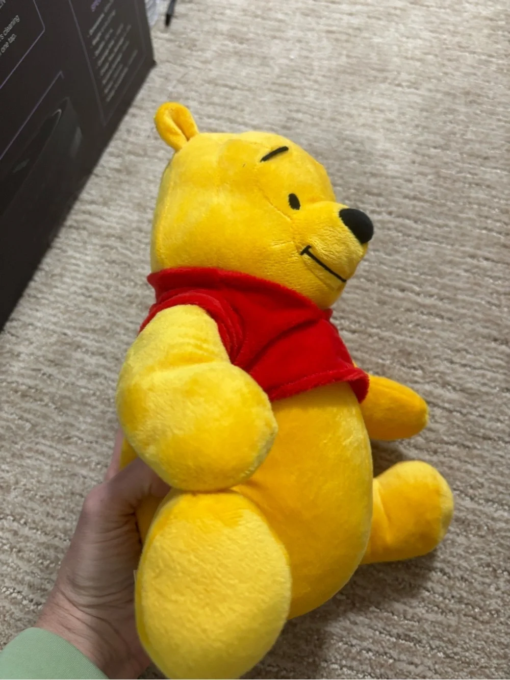 Classic Winnie the Pooh Yellow Plush Toy with Red Shirt